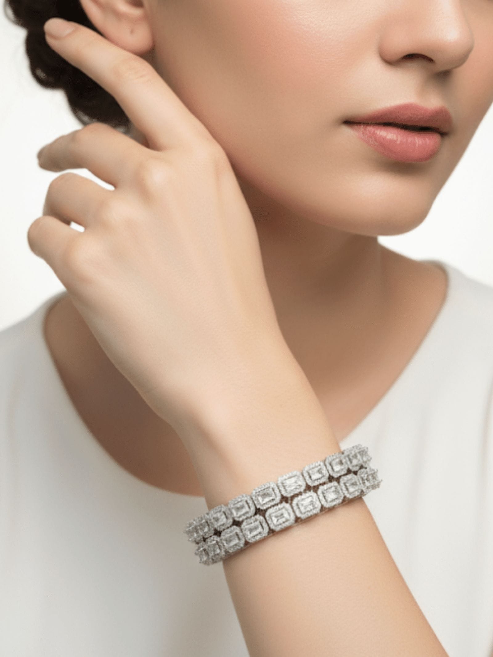 Emerald-Cut Diamond Royale Bangles - Image 2