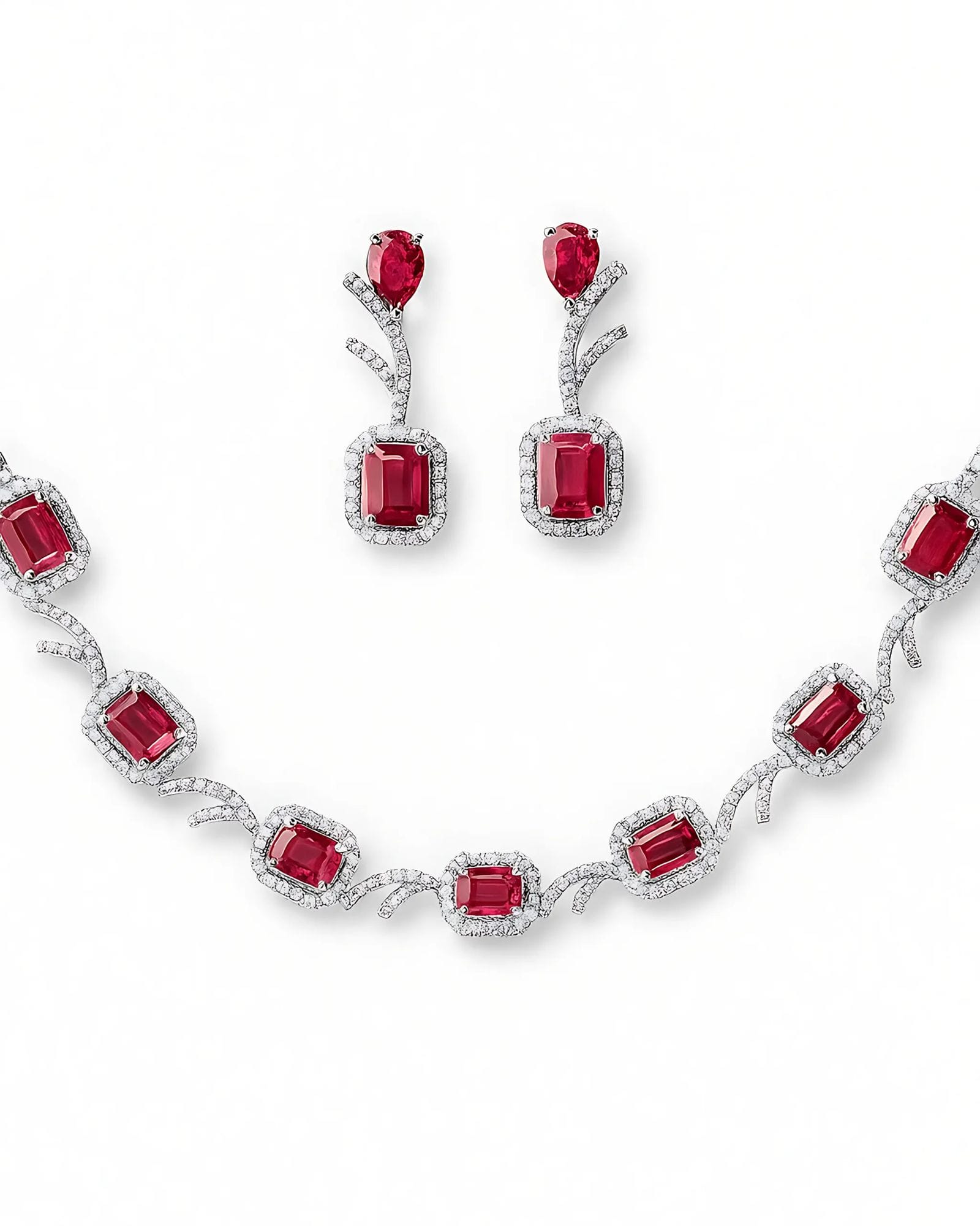 Ruby Sparkle Necklace - Image 6