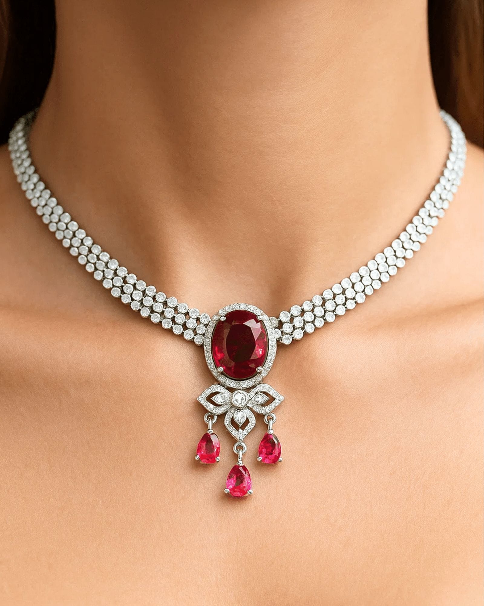 Imperial Ruby Heirloom Necklace - Image 2
