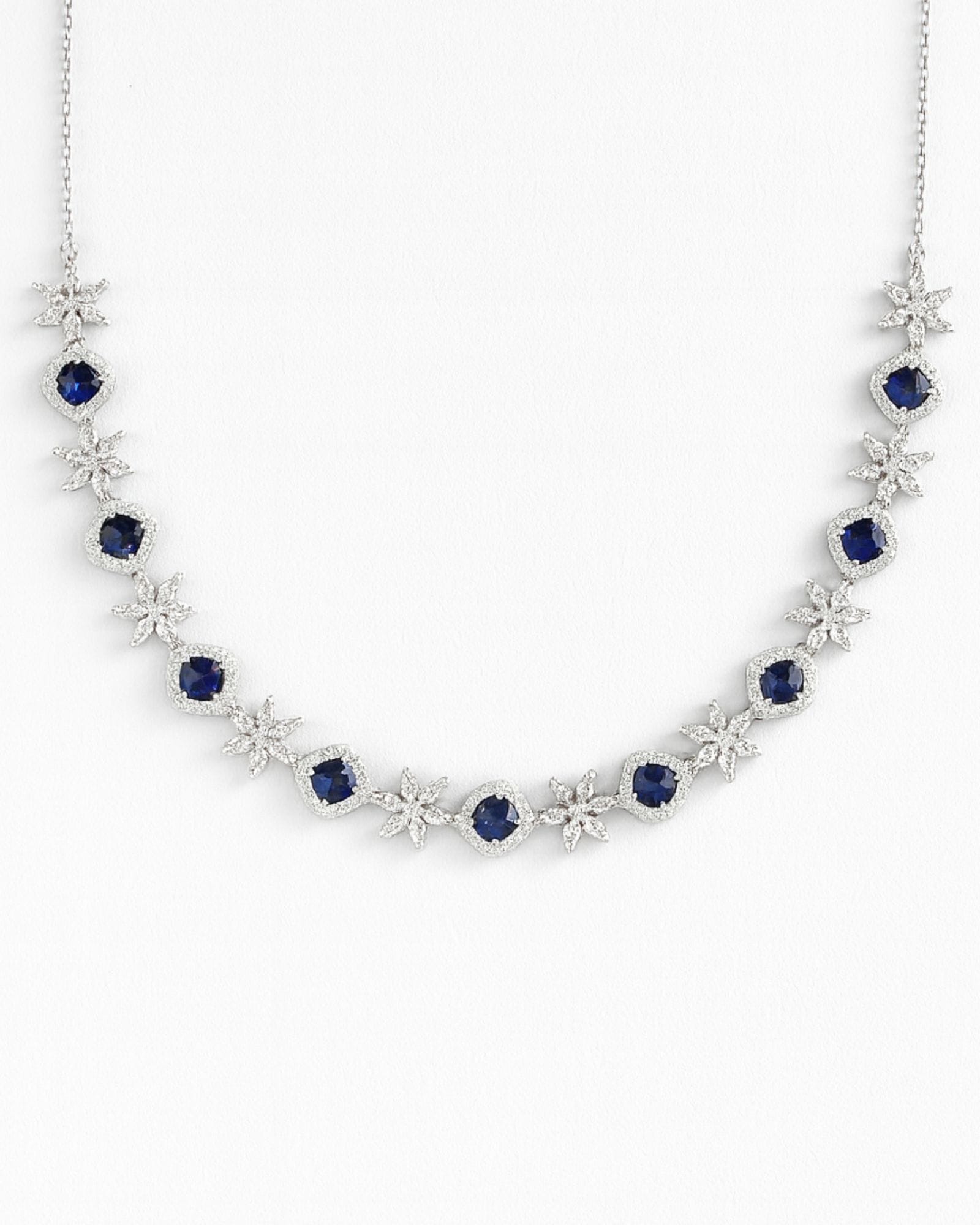 Starlit Sapphire Constellation Necklace