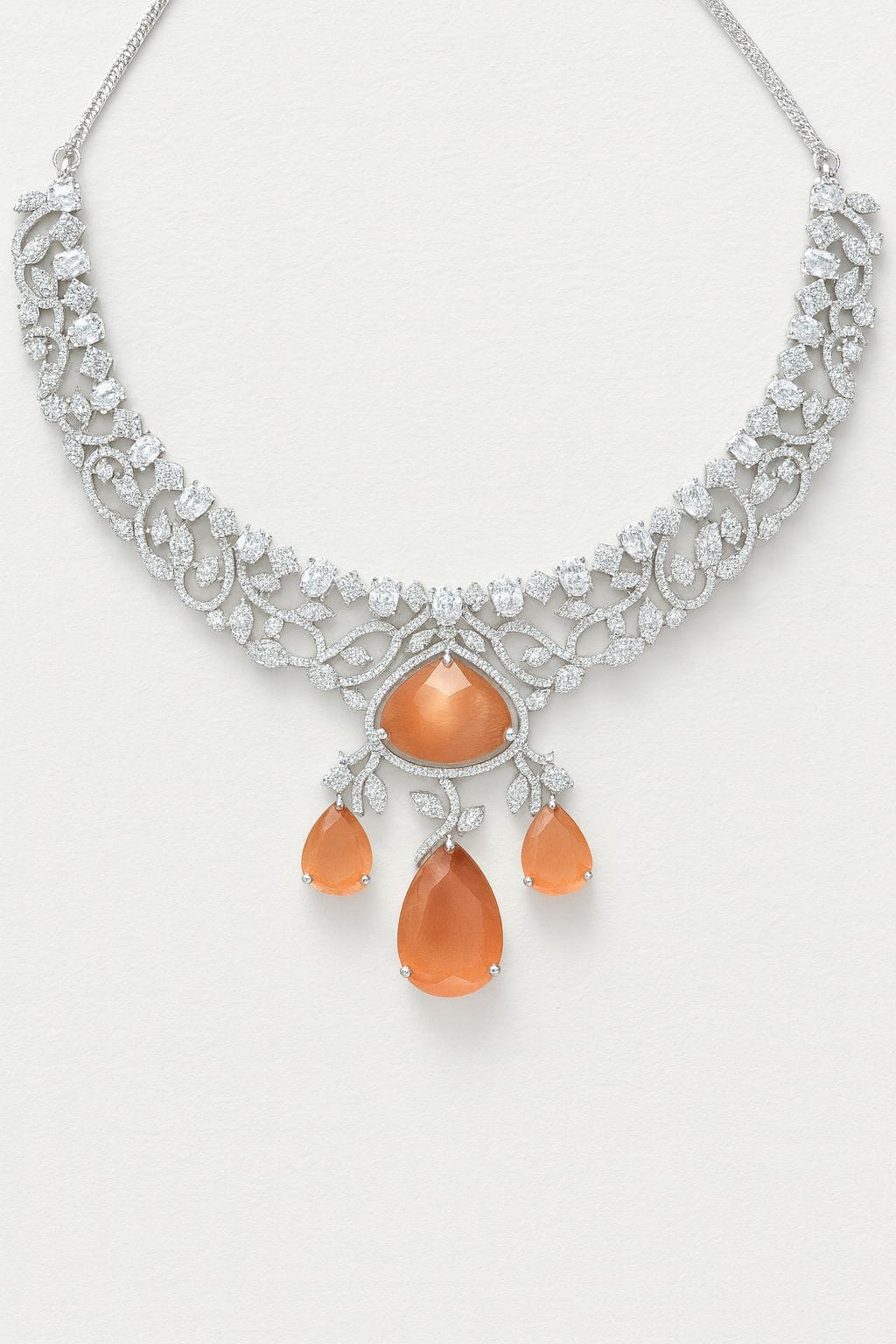 Peach Blossom Elegance Necklace