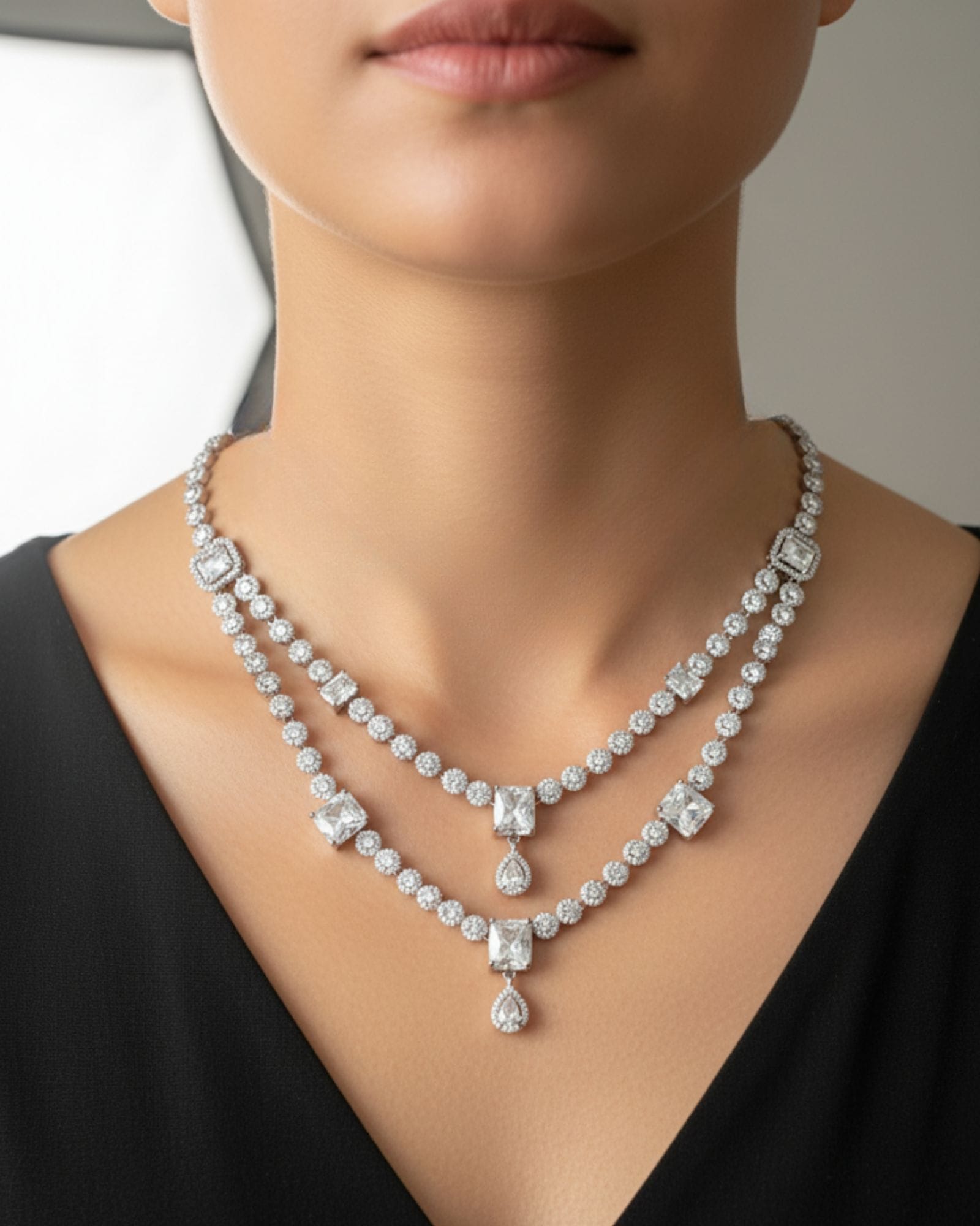 Grand Gala Double-Strand Necklace - Image 3