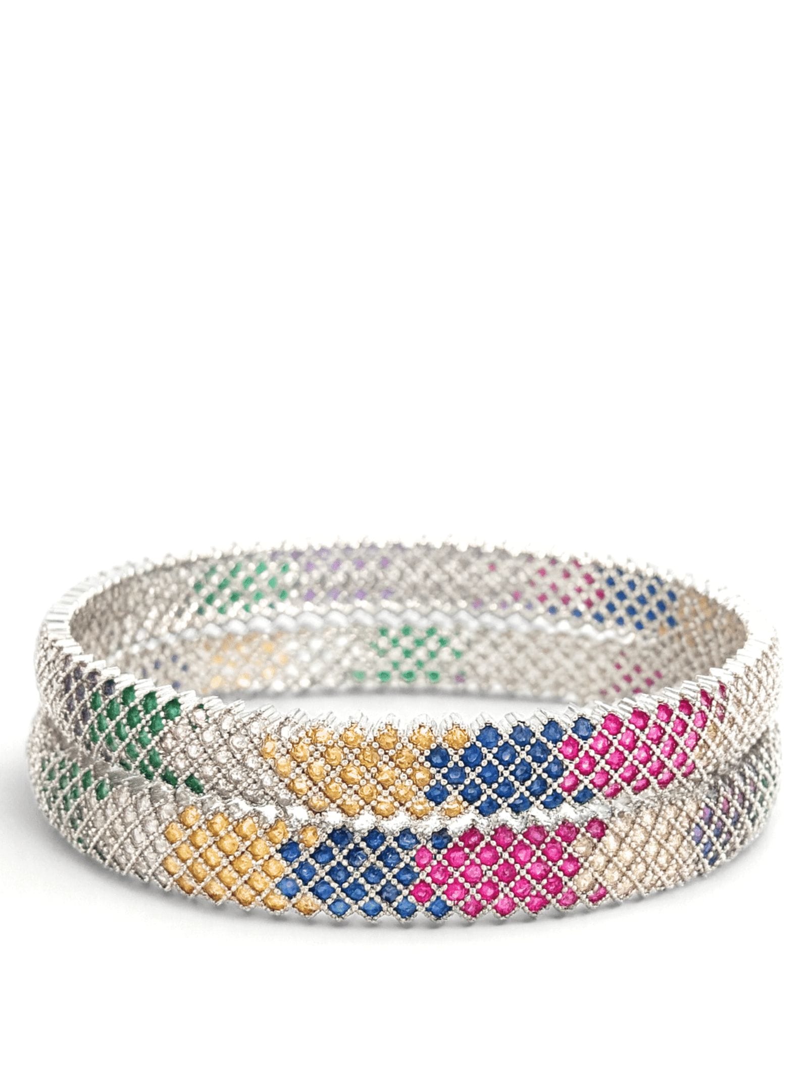 Prismatic Lattice Bangles