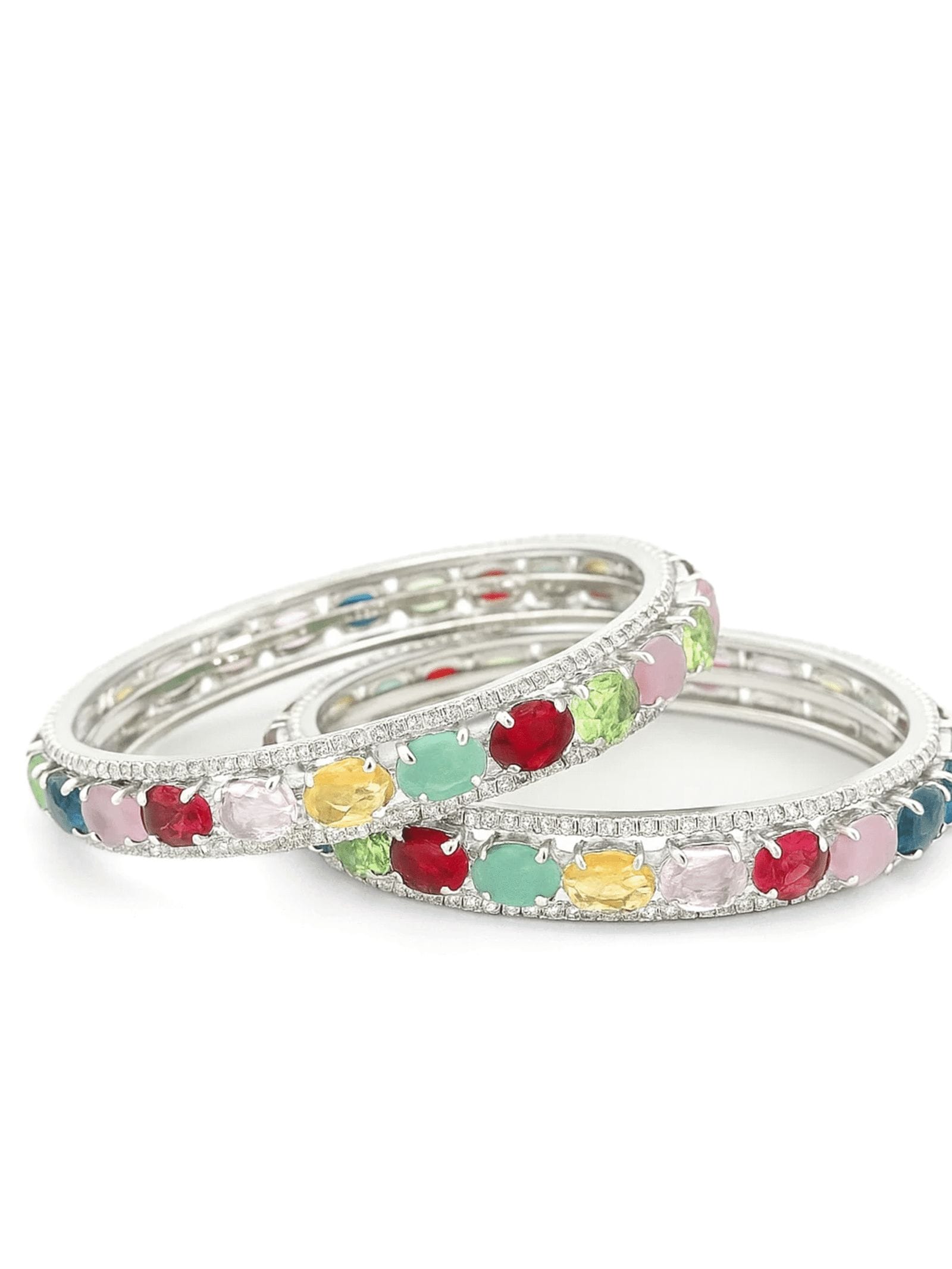 Prismatic Elegance Bangles