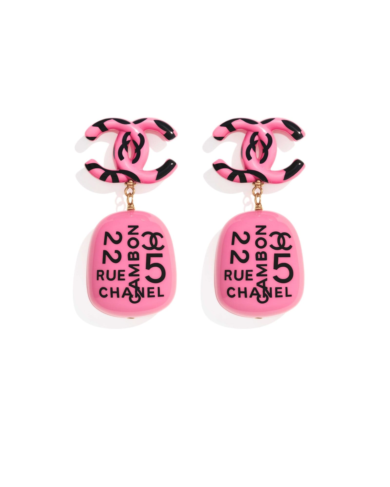 Chanel Cambon Drop Earrings