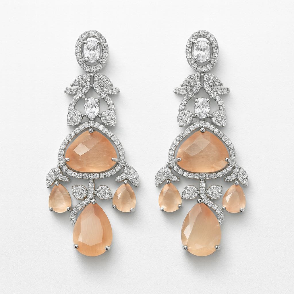 Peach Blossom Elegance Necklace - Image 2