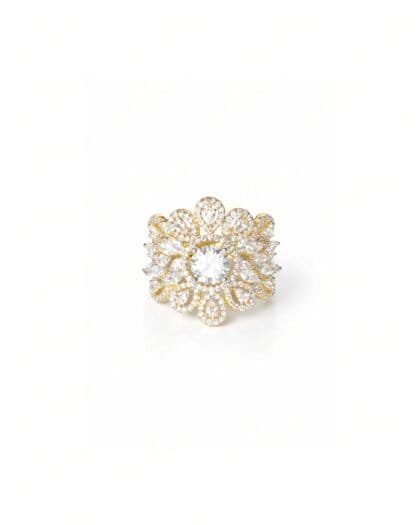 Gilded Flower Ring