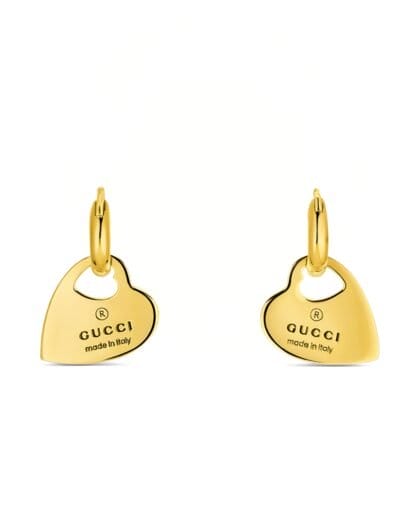 GUCCI Trademark Hoop Earrings