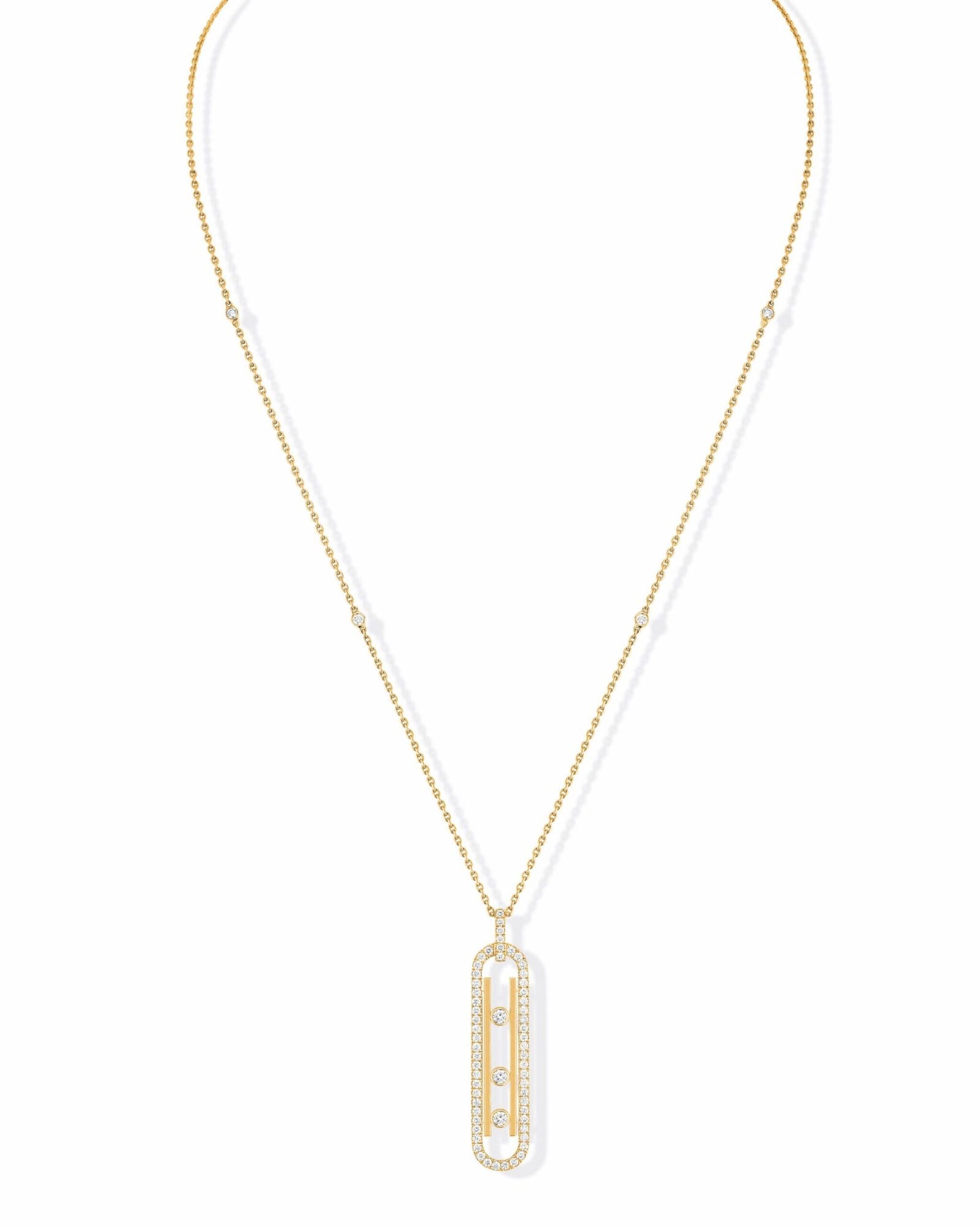 Messika Move Gold and Diamond Pavé Pendant