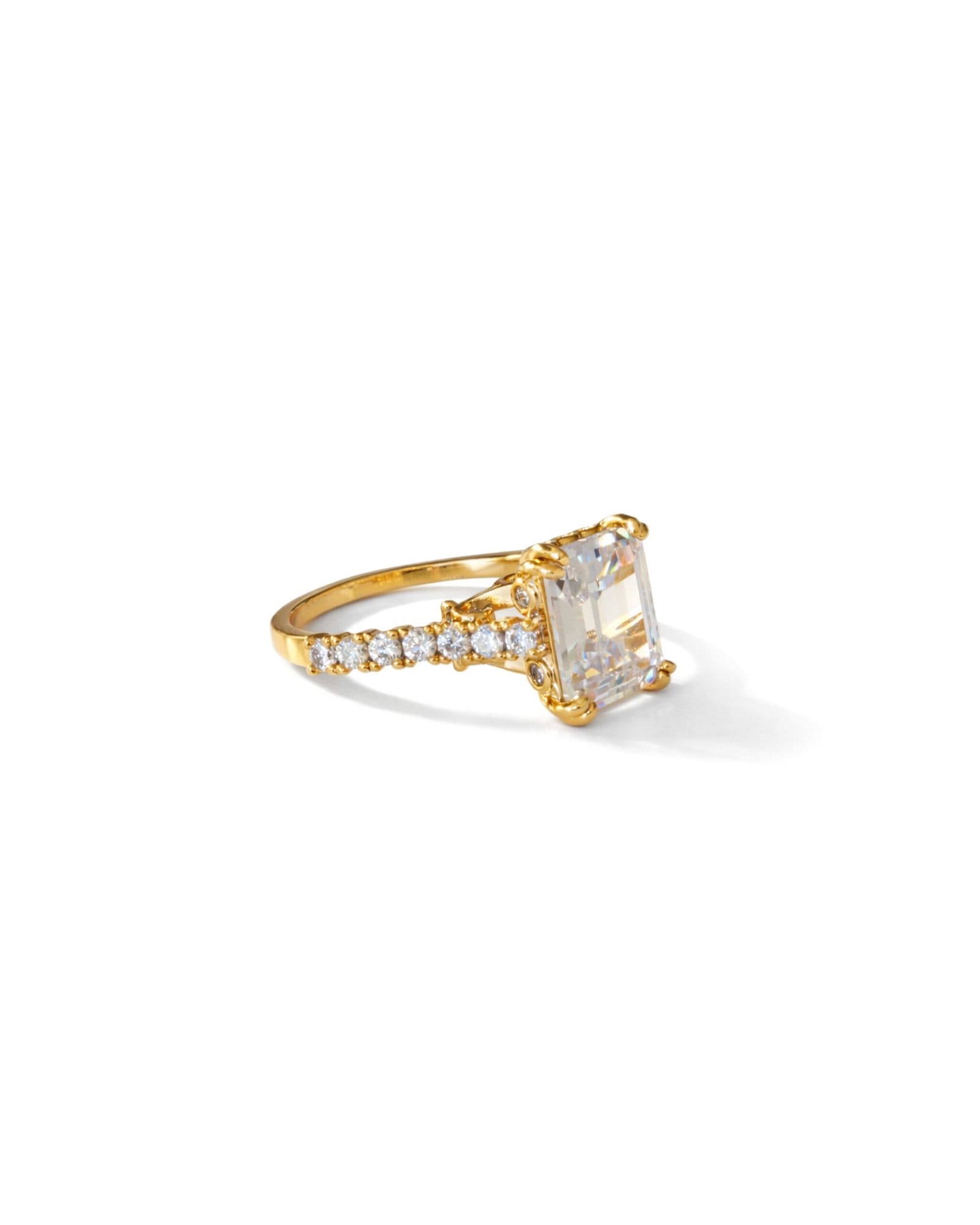 Emerald-cut center stone Ring - Image 2