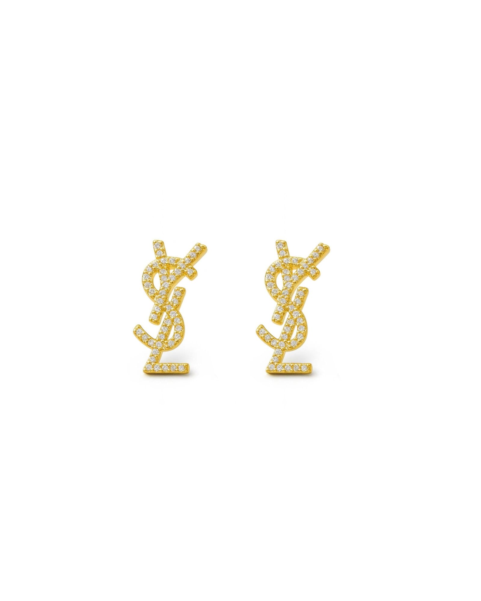 Saint Laurent Cassandre Stud Earrings