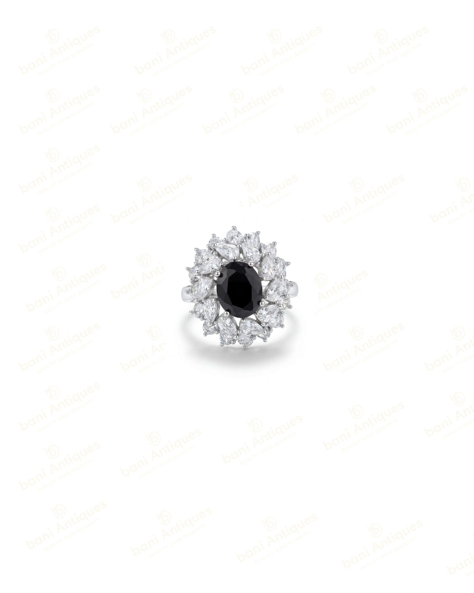 Onyx Cluster Ring