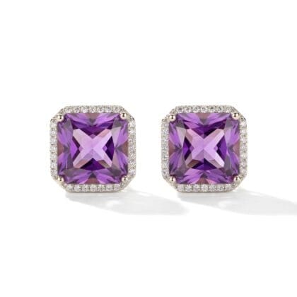 Color Pop Halo Stud Earrings