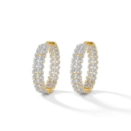 Marquise Radiance Eternity Hoops