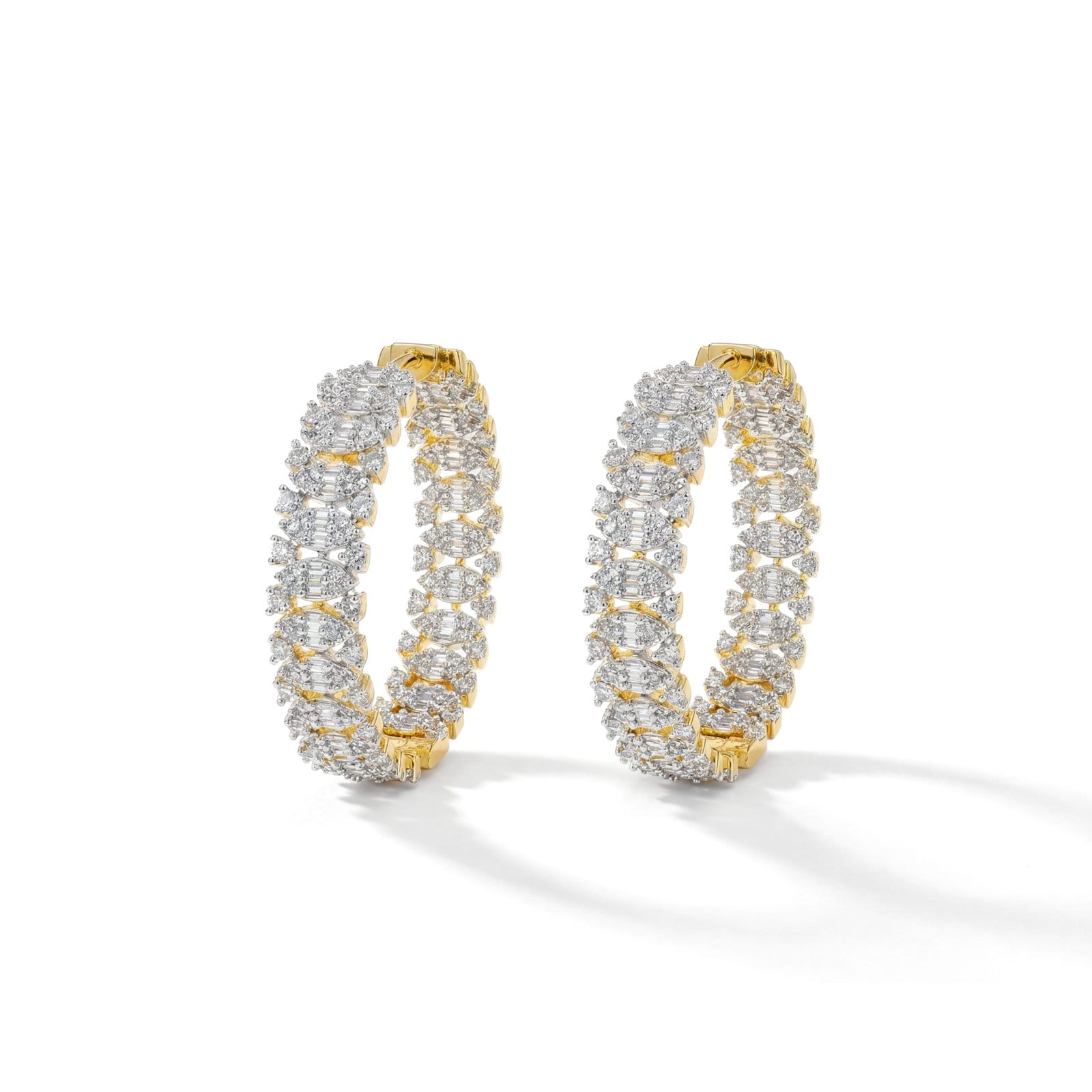 Marquise Radiance Eternity Hoops